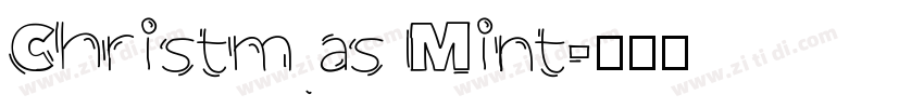 Christmas Mint字体转换